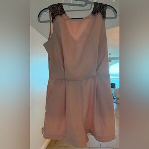 Sleeveless Pink Romper